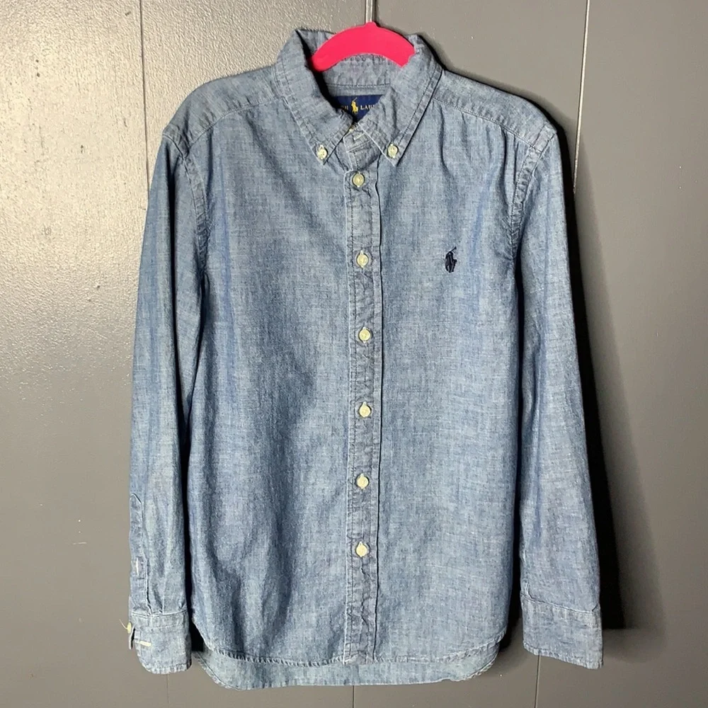 3 Ralph Lauren Boys‎ button down plaid shirts